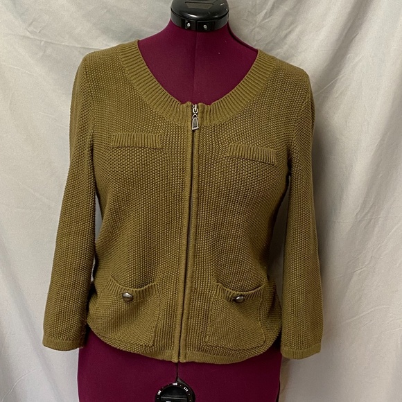 Mac & Jac zip-up Knit cardigan - Picture 1 of 6